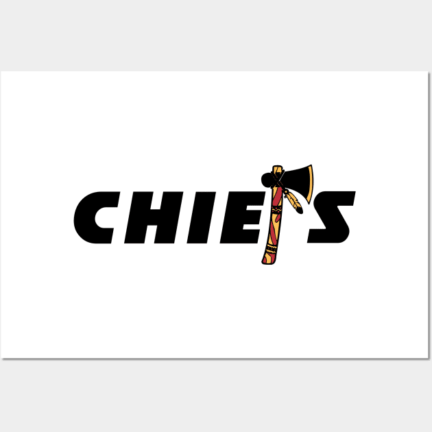 chiefs Wall Art by FootballBum